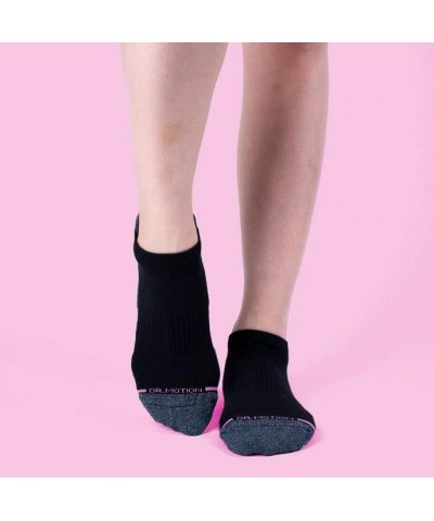 womens 2pk Compression Low Cut Socks Z 6-pack Black/Floral $16.79 Activewear