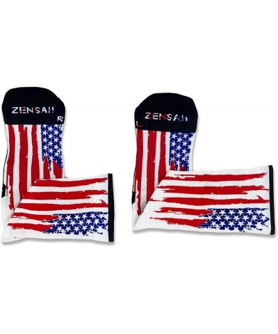 Anti-Blister Knee High Running Compression Socks for Men & Women Rugged Usa Flag $23.00 Socks