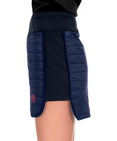 Women's Lightweight Puffer Sport Skorts Warm Quilted Skirt Outdoors Hiking Running A Navy Blue $21.41 Skorts