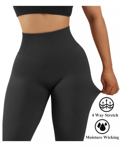 Scrunch Butt Lifting Leggings for Women High Waisted Boom Booty Workout Seamless Yoga Pants Peach Lift Tights Booty - Black $...