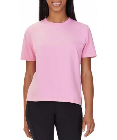 Womens Short Sleeve Crew Neck Jersey Tee Lilac Sachet $11.54 Activewear