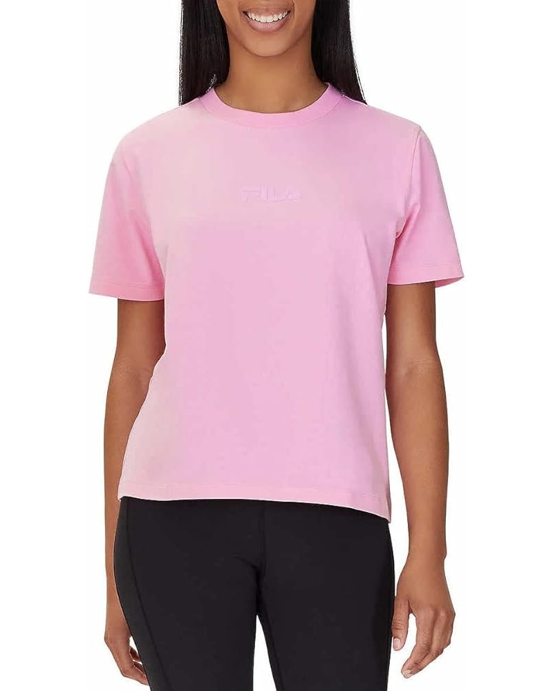 Womens Short Sleeve Crew Neck Jersey Tee Lilac Sachet $11.54 Activewear