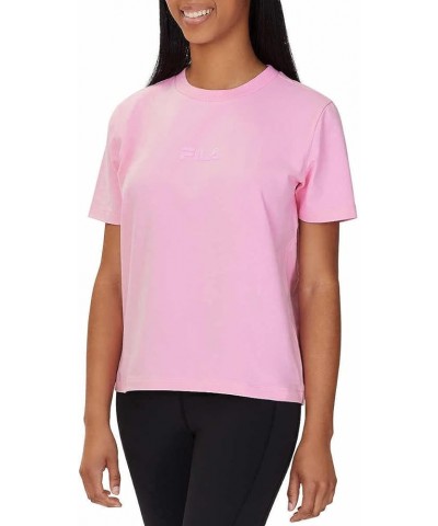 Womens Short Sleeve Crew Neck Jersey Tee Lilac Sachet $11.54 Activewear