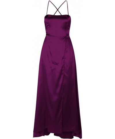 Formal Dress for Wedding Guest Women Sexy Satin Corset Maxi Dress Push up Ruched Evening Party Long Dresses A-05 Hot Pink $12...