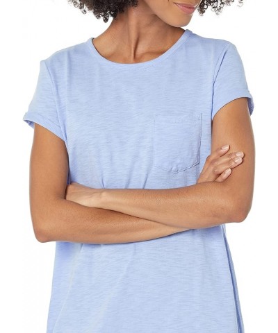 Women's Pocket T-Shirt Casual Dress Resolution Blue $12.90 Dresses