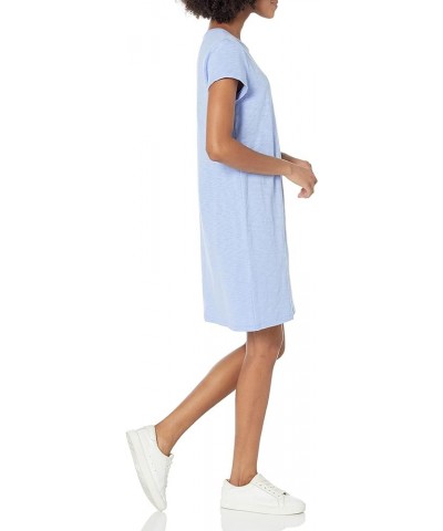 Women's Pocket T-Shirt Casual Dress Resolution Blue $12.90 Dresses