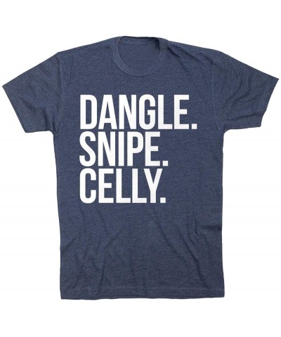 Hockey Short Sleeve T-Shirt | Dangle Snipe Celly Words | Multiple Colors | Adult Sizes Youth Navy $15.18 T-Shirts