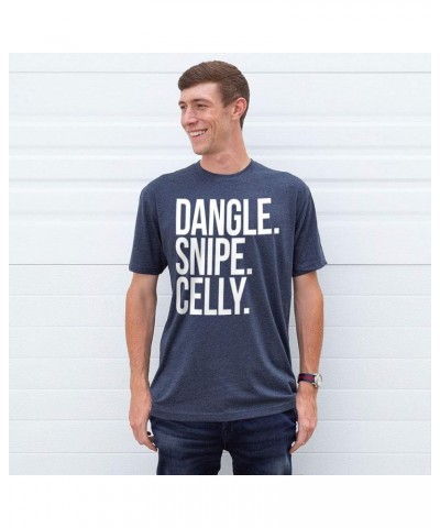 Hockey Short Sleeve T-Shirt | Dangle Snipe Celly Words | Multiple Colors | Adult Sizes Youth Navy $15.18 T-Shirts