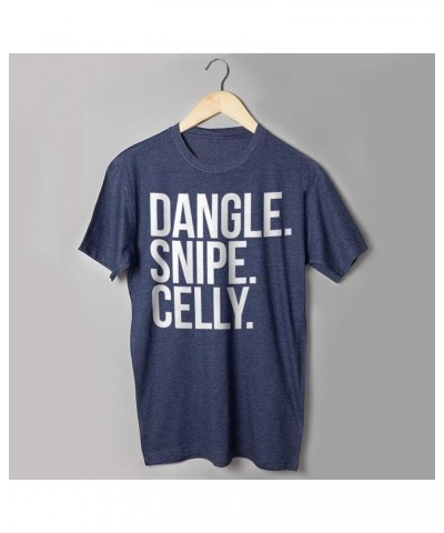 Hockey Short Sleeve T-Shirt | Dangle Snipe Celly Words | Multiple Colors | Adult Sizes Youth Navy $15.18 T-Shirts