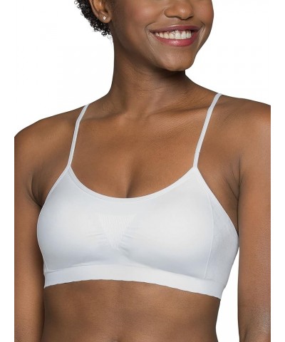 Women's Beyond Comfort Bra Seamless Padded Bralette (S-2XL) 2 Pack - Grey/White $14.43 Lingerie