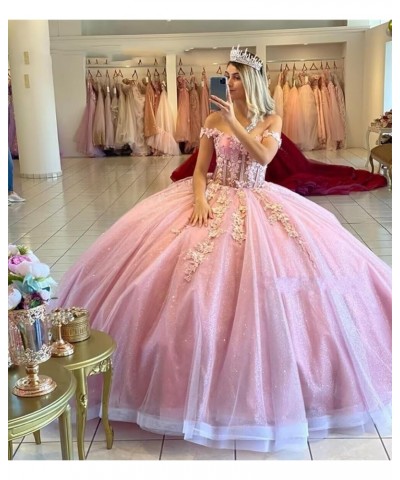 Off The Shoulder Quinceanera Dresses Ball Gown Puffy Sweet 16 Dresses for Teens Lace 15 Dresses for Quinceanera Dusty Purple ...