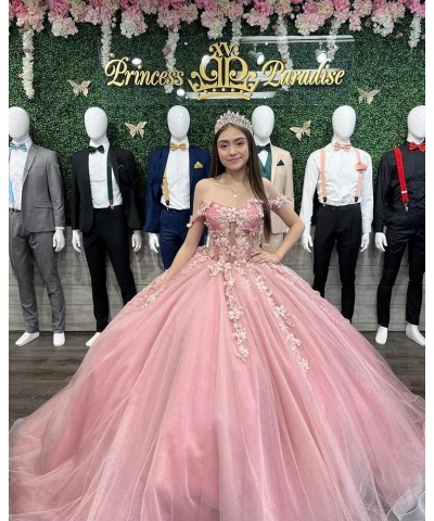 Off The Shoulder Quinceanera Dresses Ball Gown Puffy Sweet 16 Dresses for Teens Lace 15 Dresses for Quinceanera Dusty Purple ...