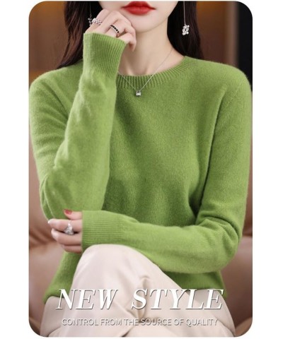 Cashmere Sweater 100% Cashmere Sweaters for Women Women's Soft Cozy Pullover Warm Knit Round Neck Cashmere Sweater Blue $17.6...