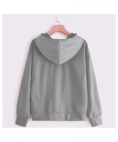 Oversized Sweatshirt for Women Long Sleeve Cute Heart Graphic Hooded Pullover Fashion Lightweight Hoodies 06-gray $6.46 Hoodi...