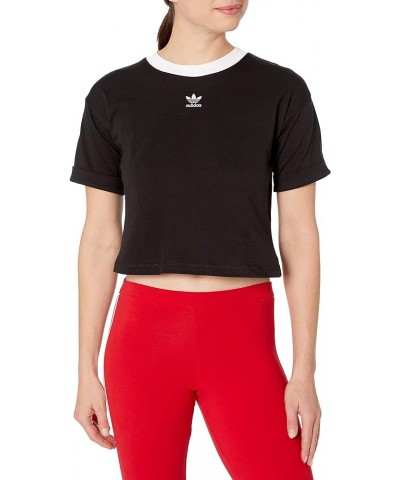 Adicolor Crop Top Black/White $12.68 Activewear