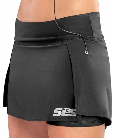 Athletic Skirt Shorts for Women, Lightweight Mini Tennis Skort with Pockets Graphite/Lavender Flowers $11.75 Skirts