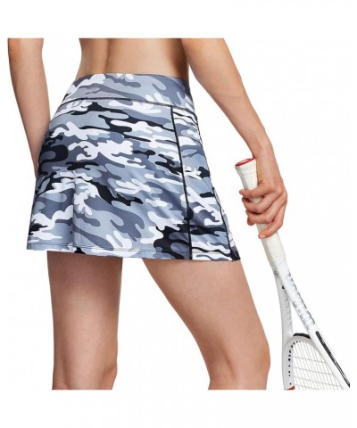 Women's Athletic Skorts Lightweight Active Tennis Skirts, Workout Running Golf Skirt with Pockets Built-in Shorts Print Skort...